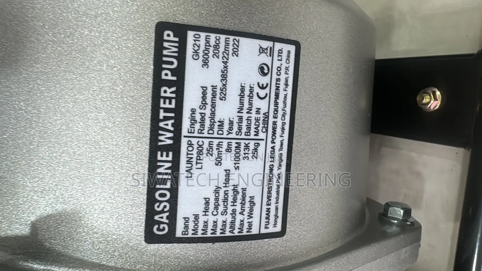 Launtop 3” Petrol Pump, 50cubics Head Max 30