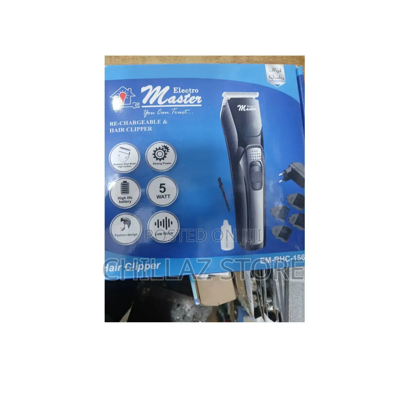 Electro Master Rechargeable Hair Clipper.