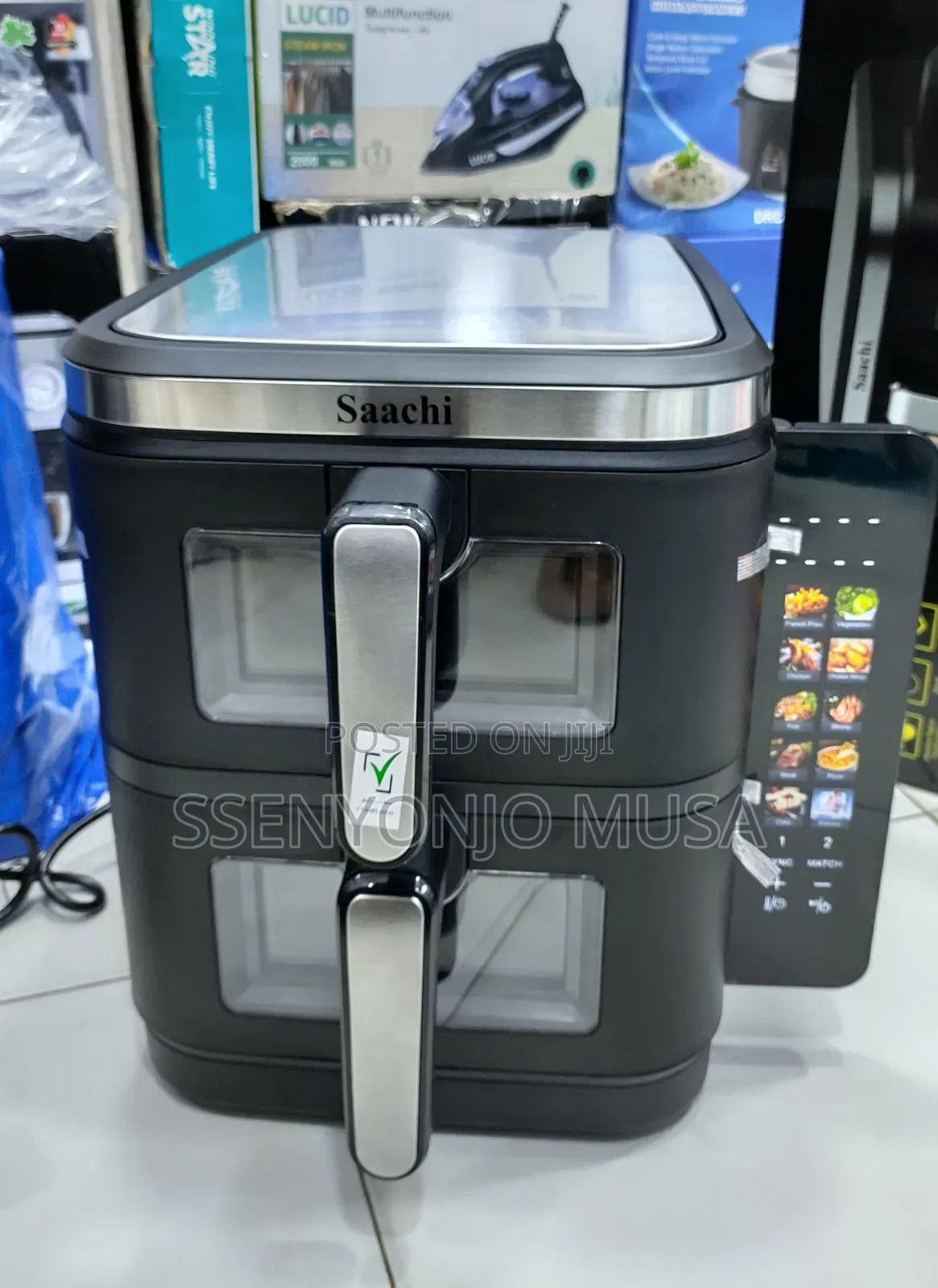 Saachi 11l Double Stack Air Fryer - Nl-Af-4796d, Healthy -