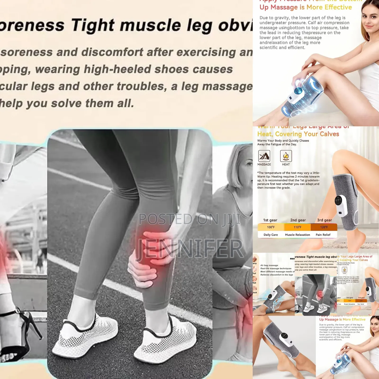 Rechargeable Calf/Led Massager