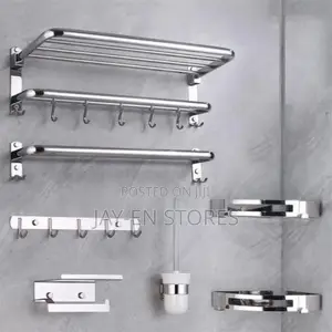 6 Piece Bathroom Organiser Set