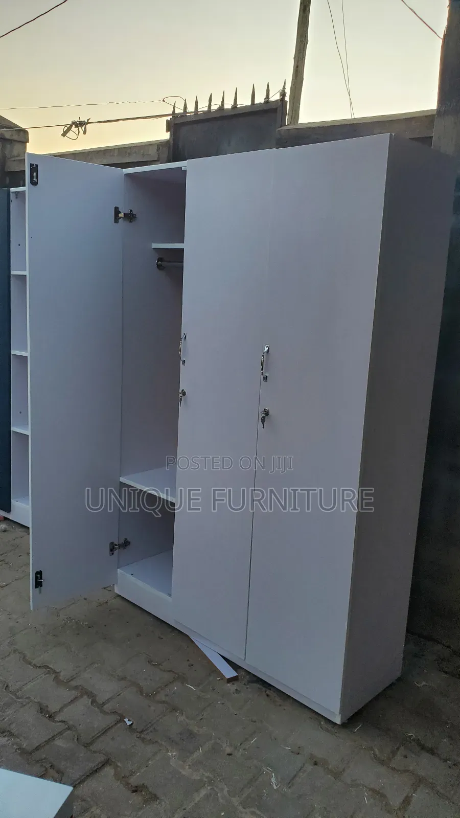 Wardrobes,With Shelves and Hang Rail