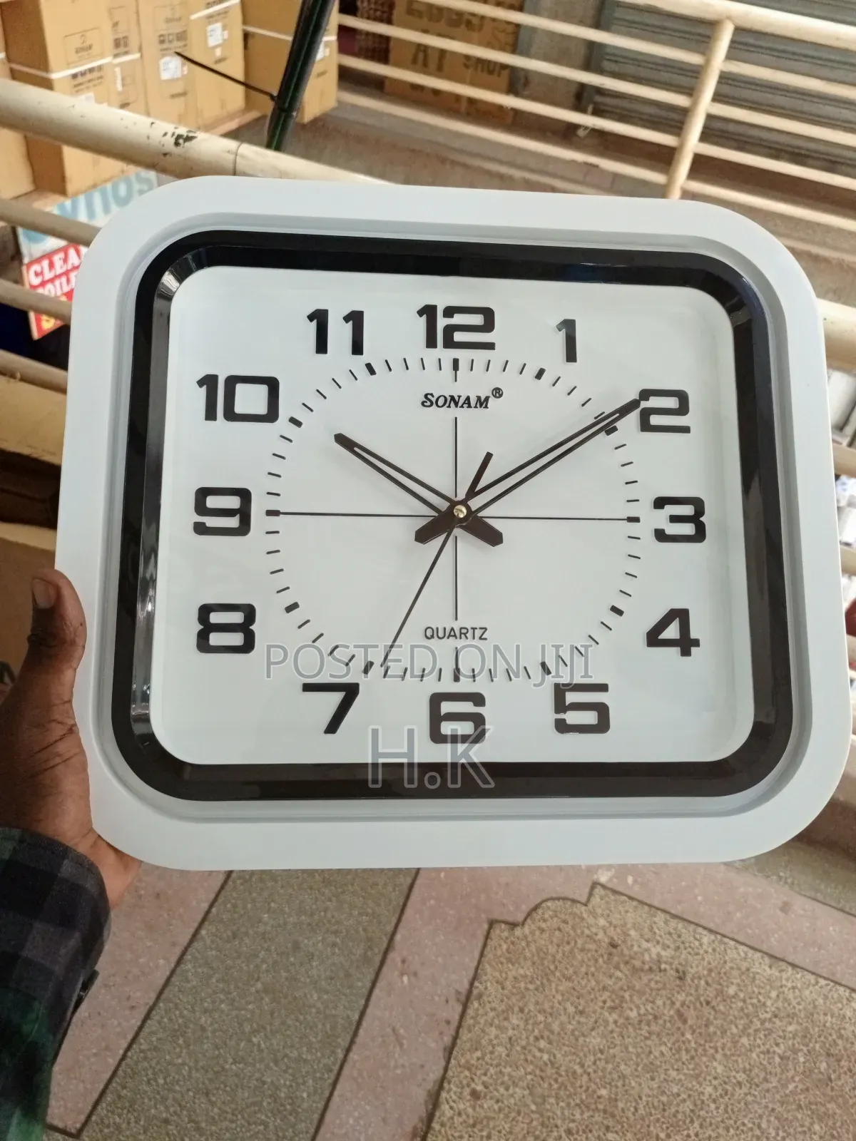 Square Analog Quartz Wall Clock