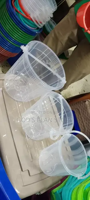 Plastic Clear Buckets
