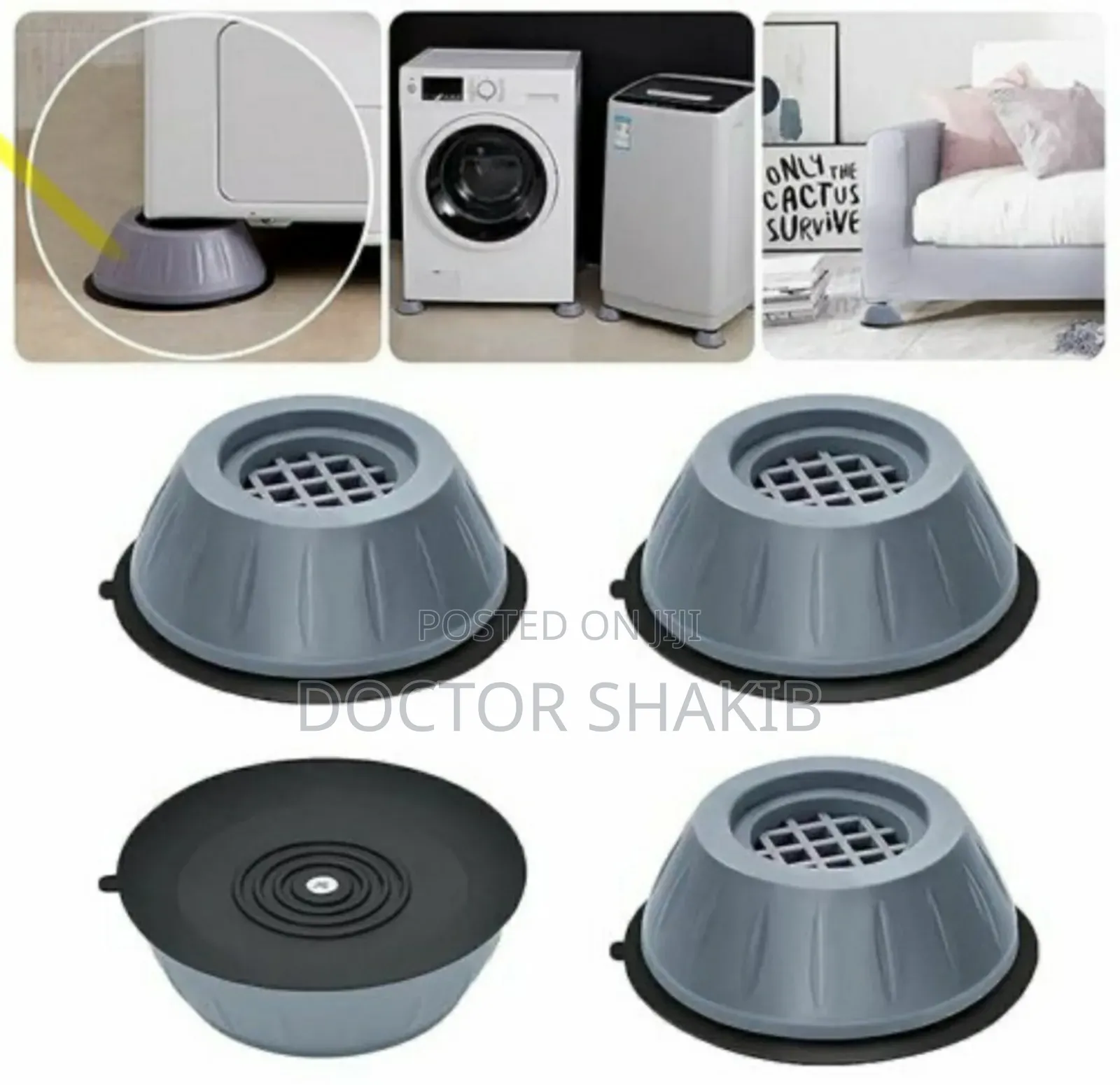 Anti- Vibrant Pads for Washing Machine - 4pcs