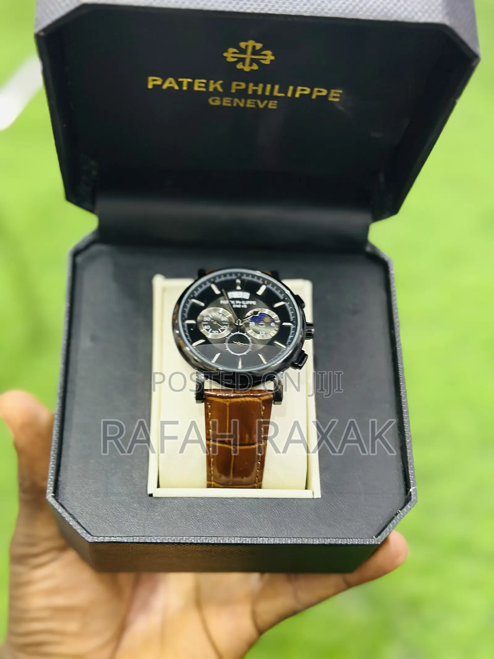 Original Brown Patek Philippe Geneve Quartz Watch