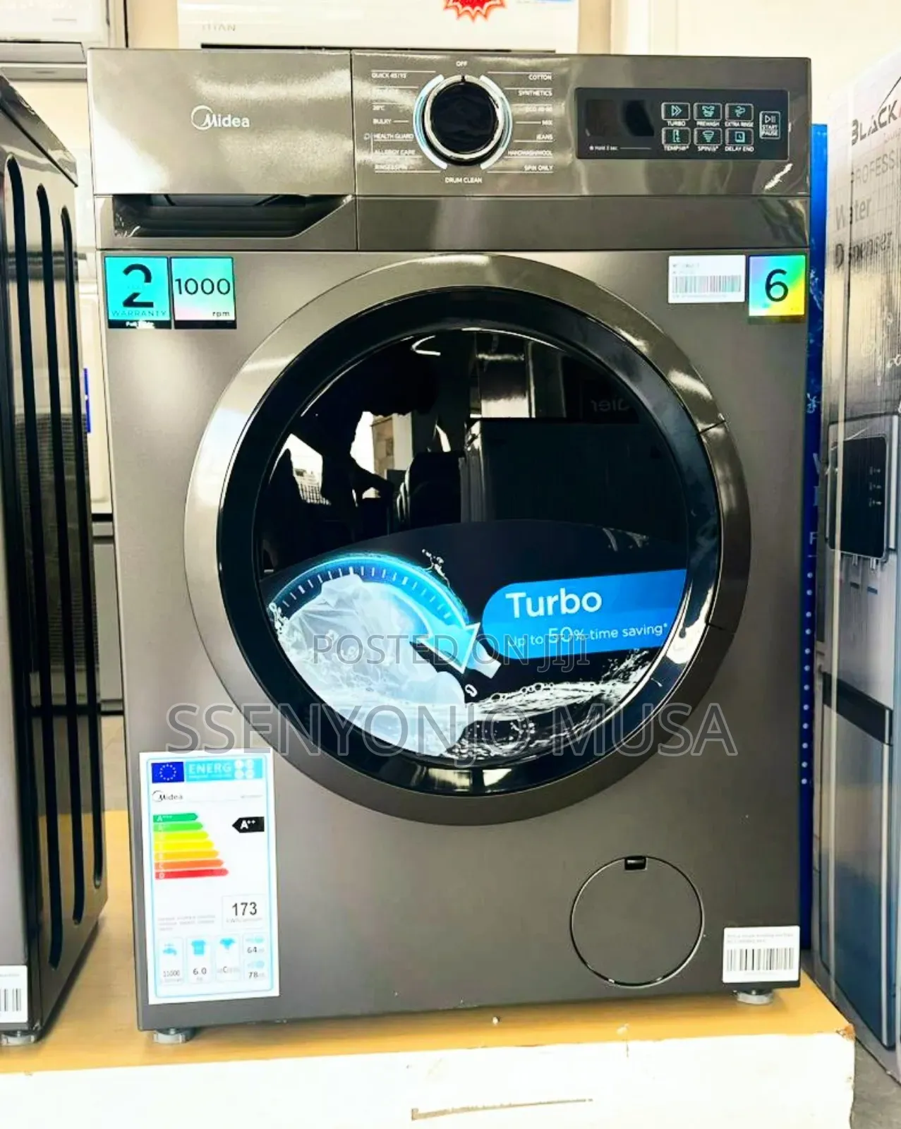 Midea 6kg Frontload Washing Machine-Mf100w60/T-In,Fully Auto