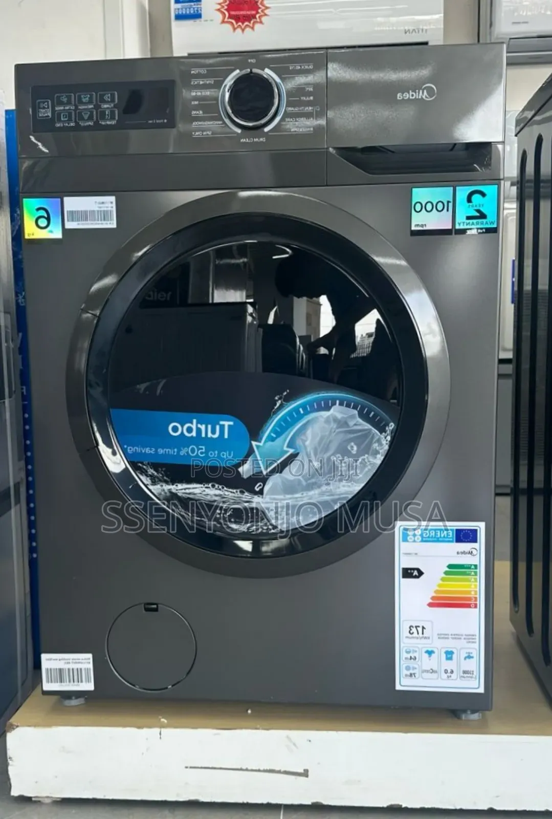 Midea 6kg Frontload Washing Machine-Mf100w60/T-In,Fully Auto