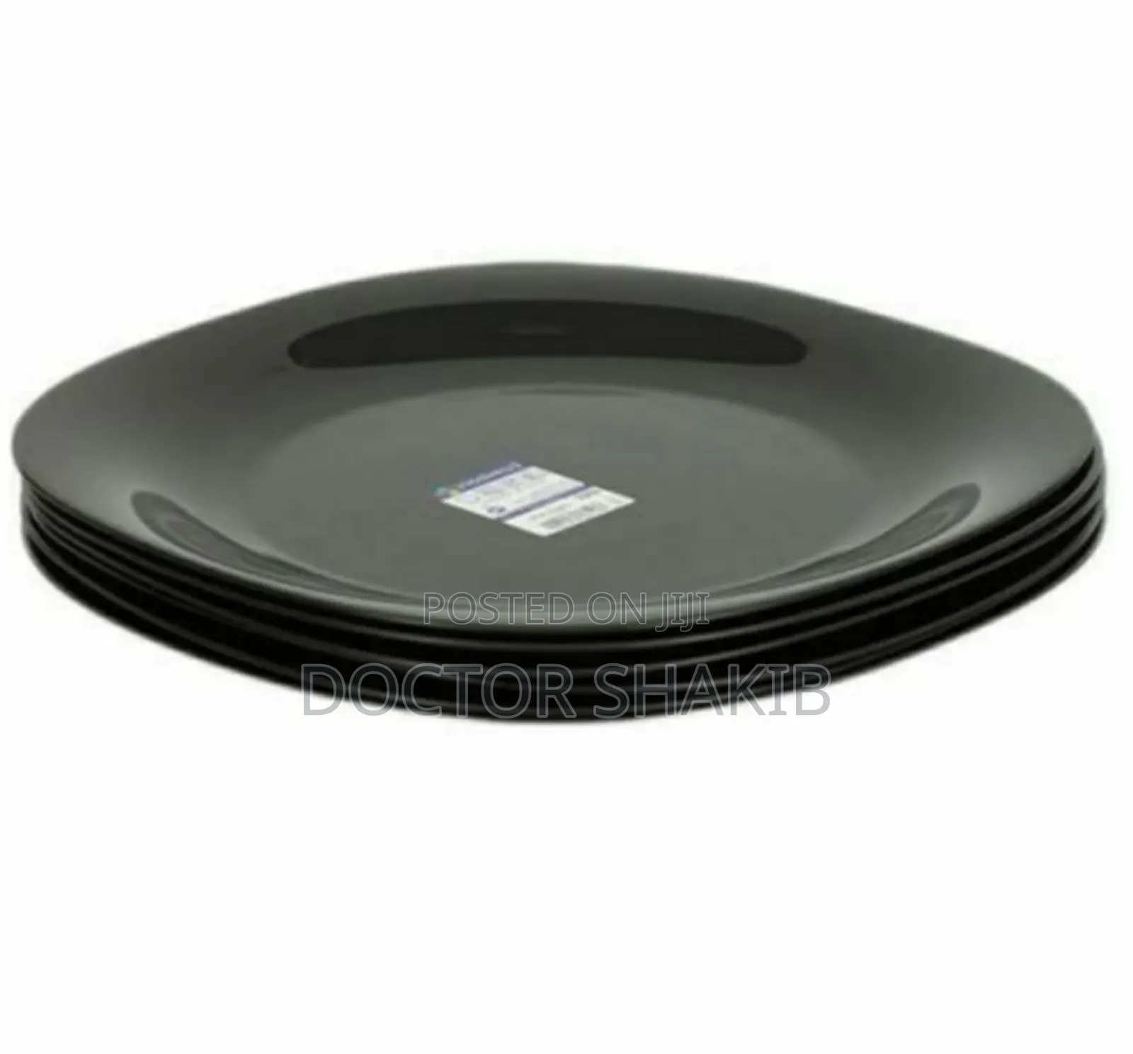 Strong Luminarc Square Plain Design Plates - 6pcs