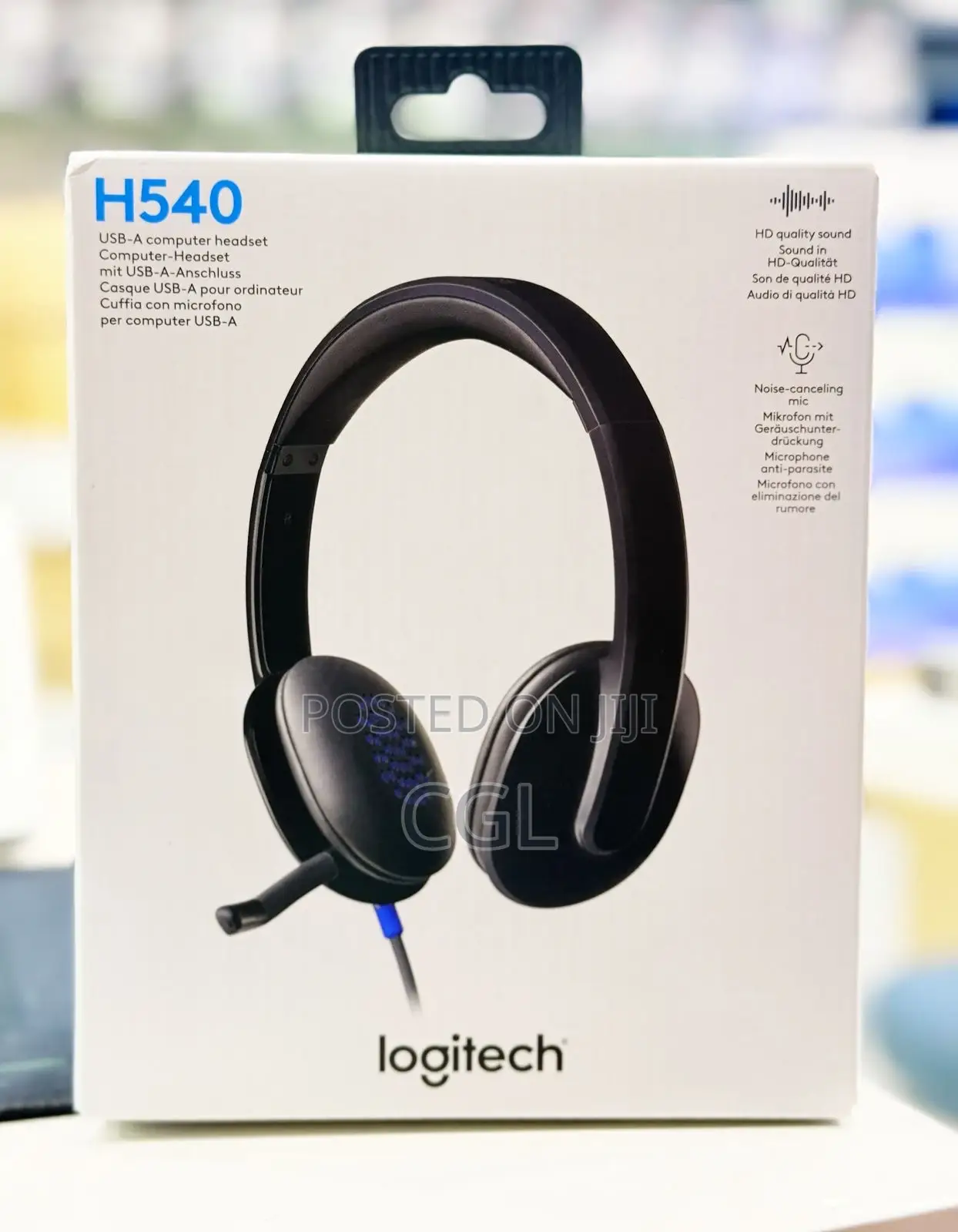 Logitech H540 Usb Noise Cancellation Computer Headsets