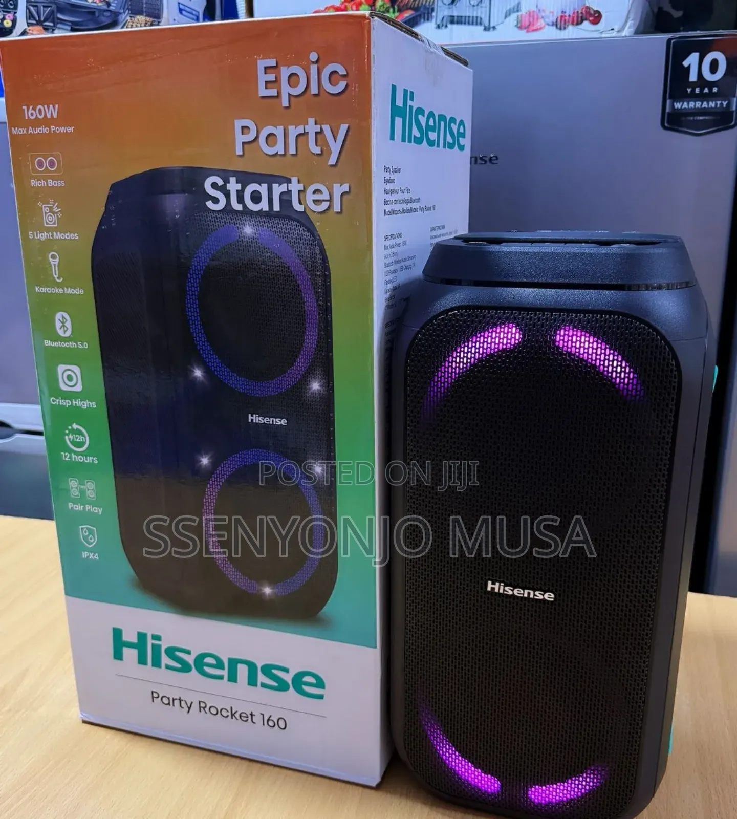 Hisense Party Rocket Portable Bluetooth Speaker