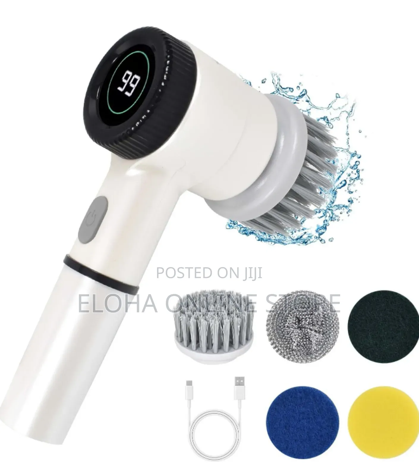 Spin Scrubber Electric Cleaning Brush for With5 Brush Heads