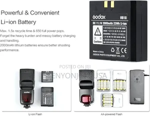 Godox V850ii Wireless Flash Speedlite for Canon,Nikon,Pentax