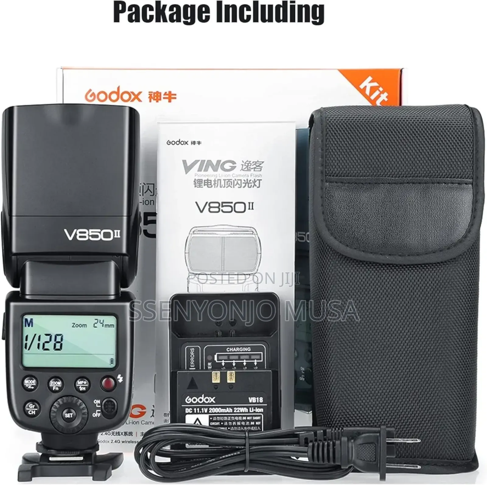 Godox V850ii Wireless Flash Speedlite for Canon,Nikon,Pentax