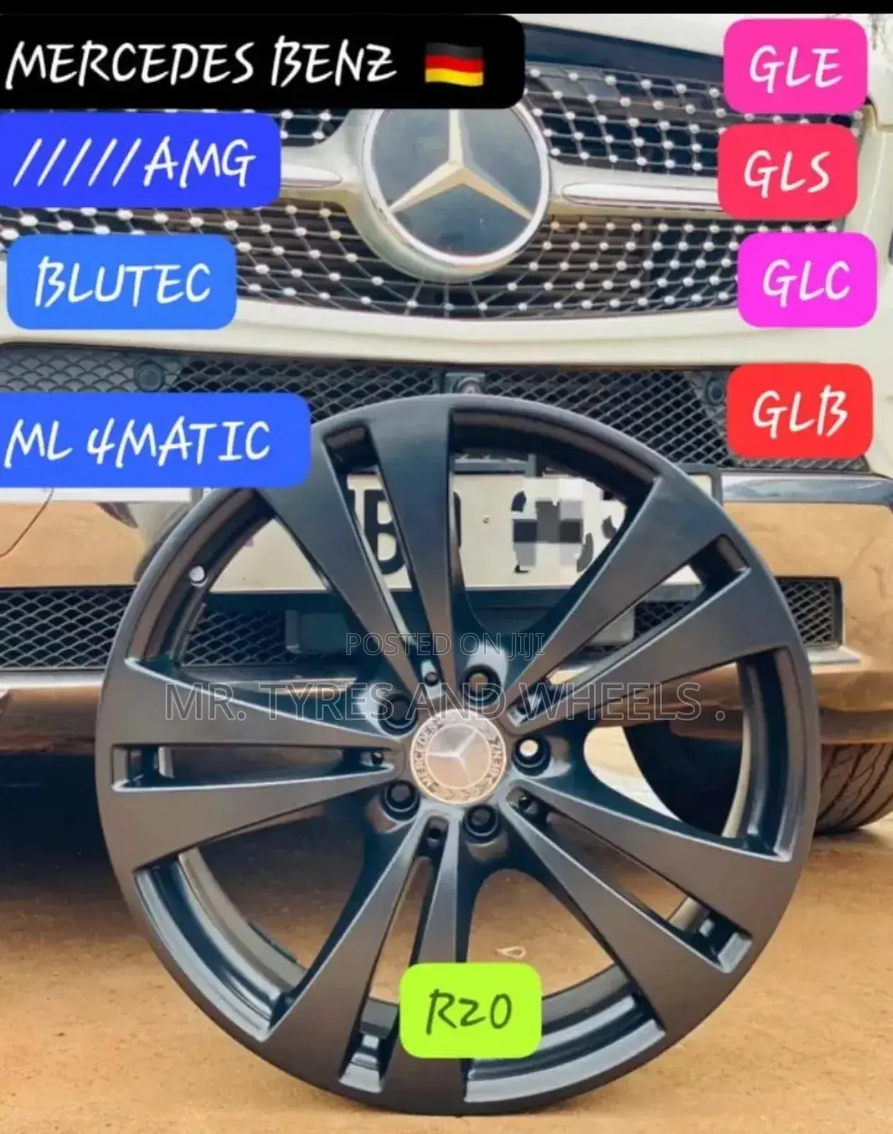 Size 20 for Benz Amg,Blutec,Ml4martic the Germany Cars on .