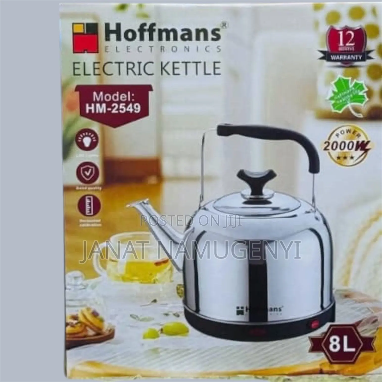 Hoffmans 8 Litres Electric Kettle