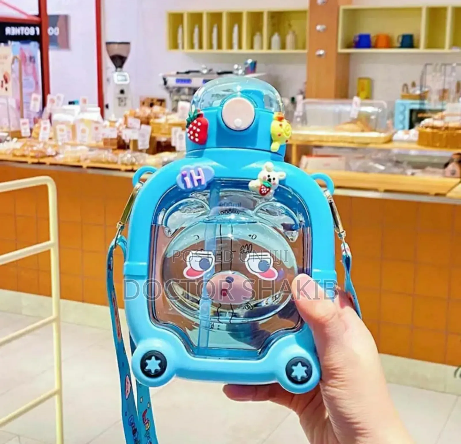 Kids Water Bottle With Cute Teddy Bear Designs