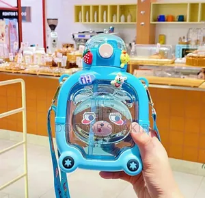 Kids Water Bottle With Cute Teddy Bear Designs