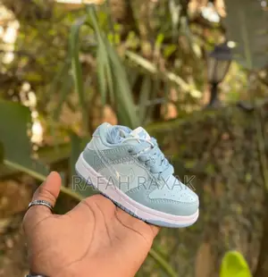 Photo - Original Kid’S University Blue Nike Dunk Low Kid’S Shoes