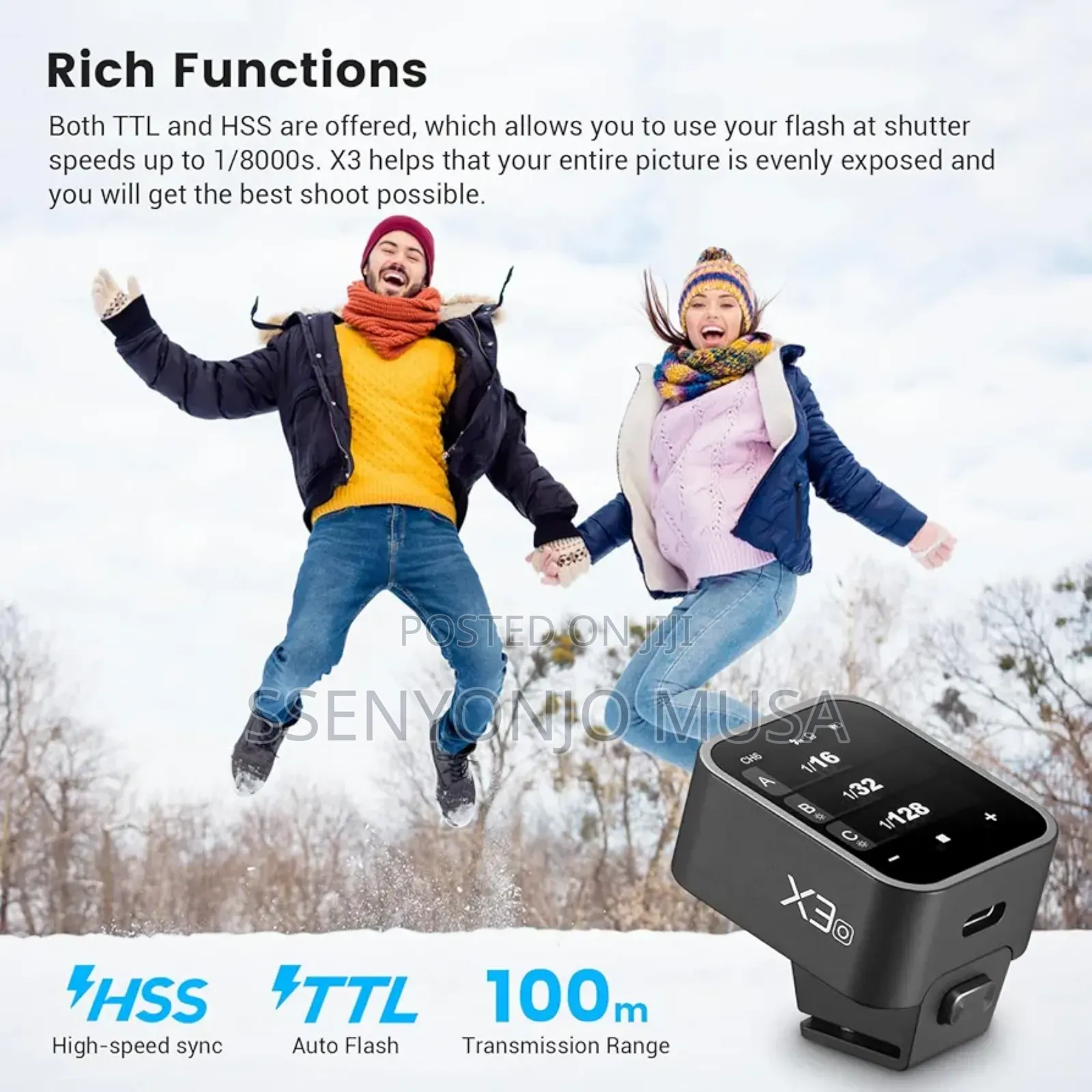 Godox X3f TTL Wireless Flash Trigger for Fuji Cameras