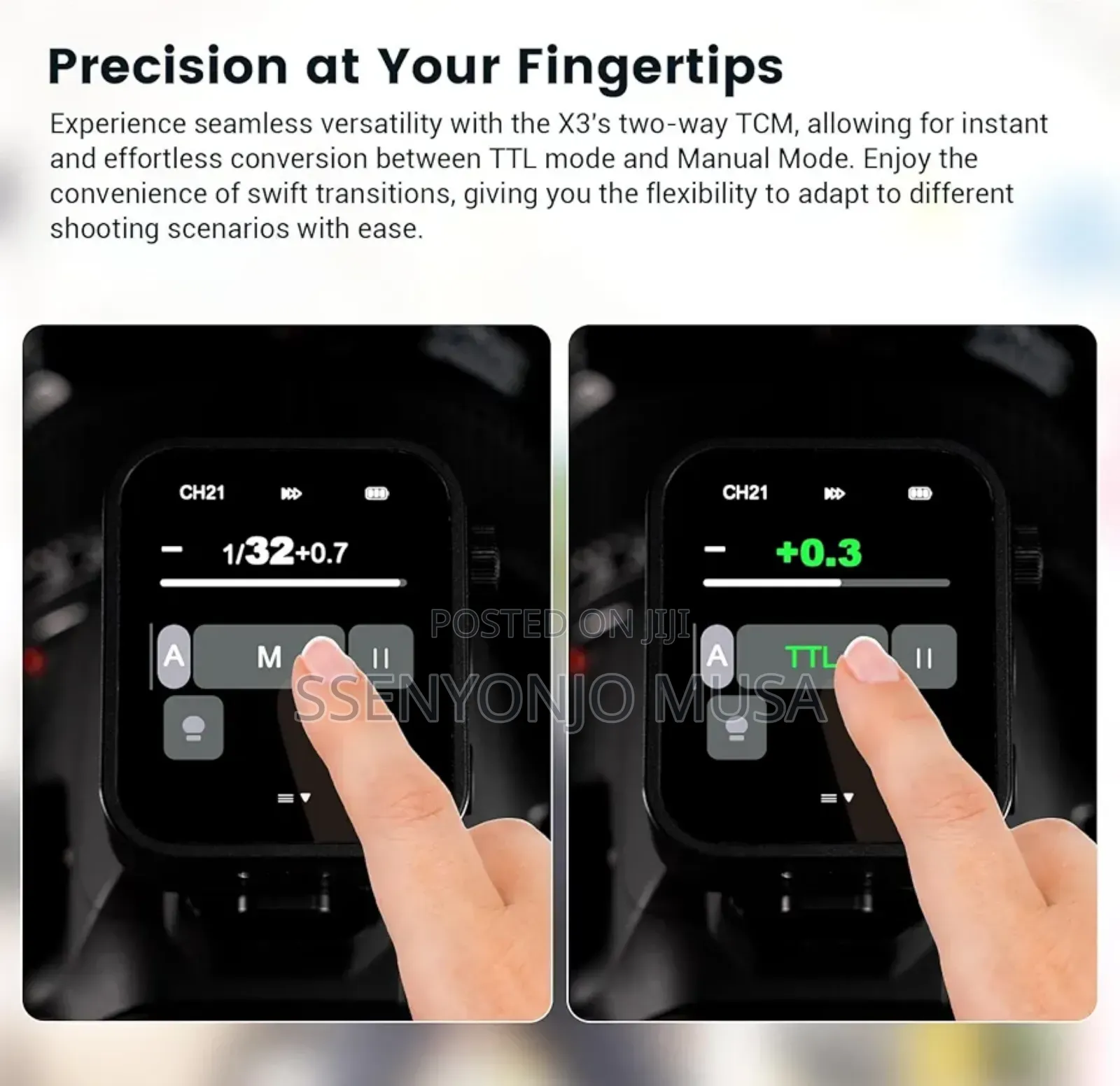 Godox X3f TTL Wireless Flash Trigger for Fuji Cameras