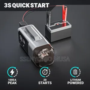 Multi-Function Cordless Jump Starter With Vacuum, Power Bank