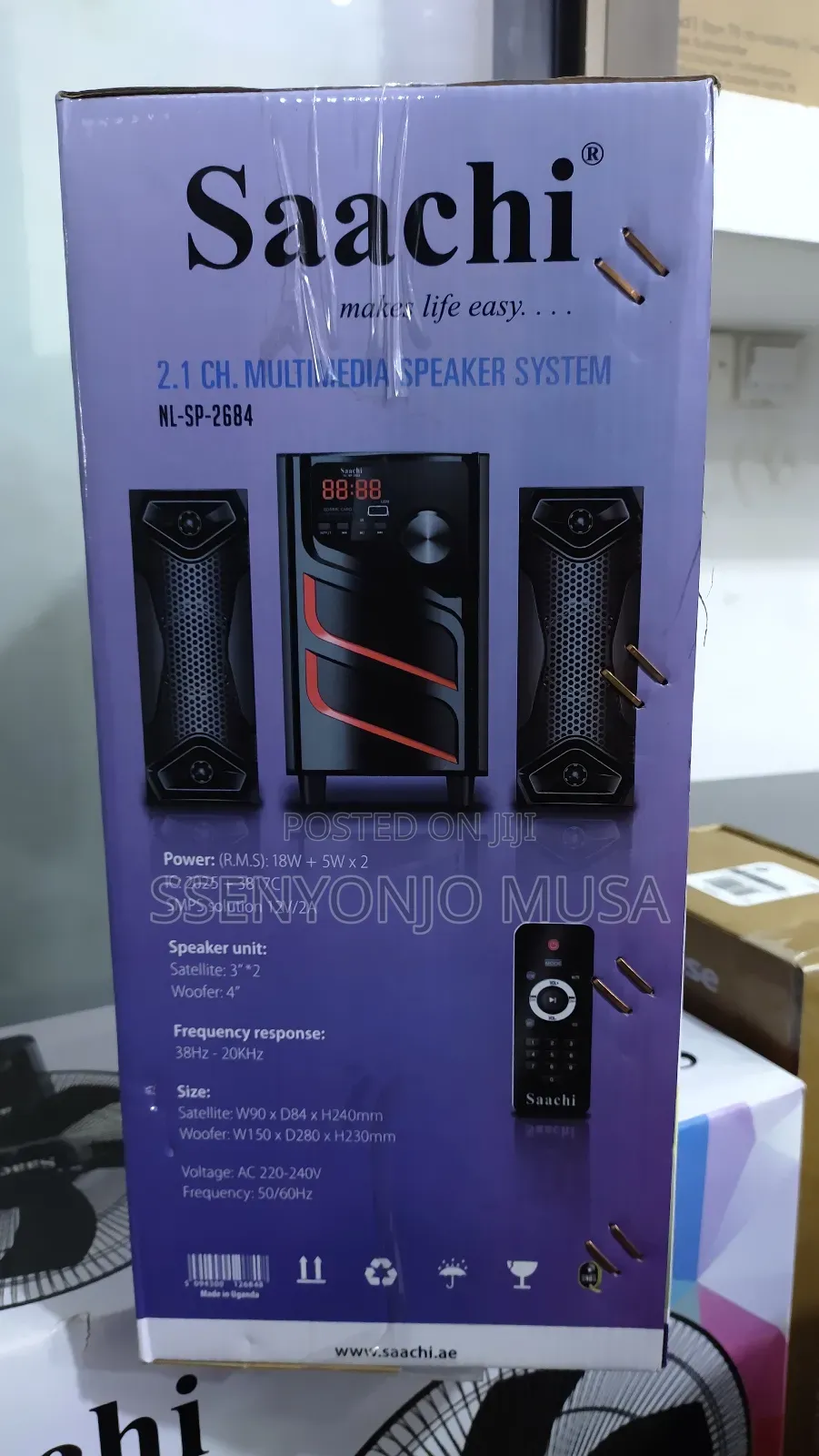 Saachi 2.1 Channel Multimedia Speaker System Nl-Sp-2684
