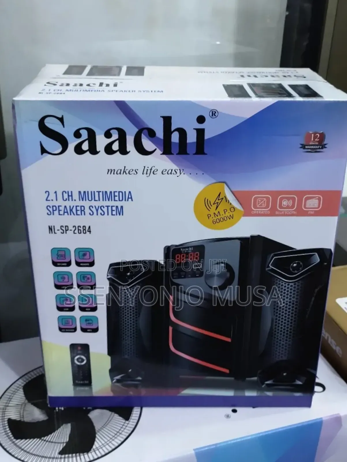Saachi 2.1 Channel Multimedia Speaker System Nl-Sp-2684