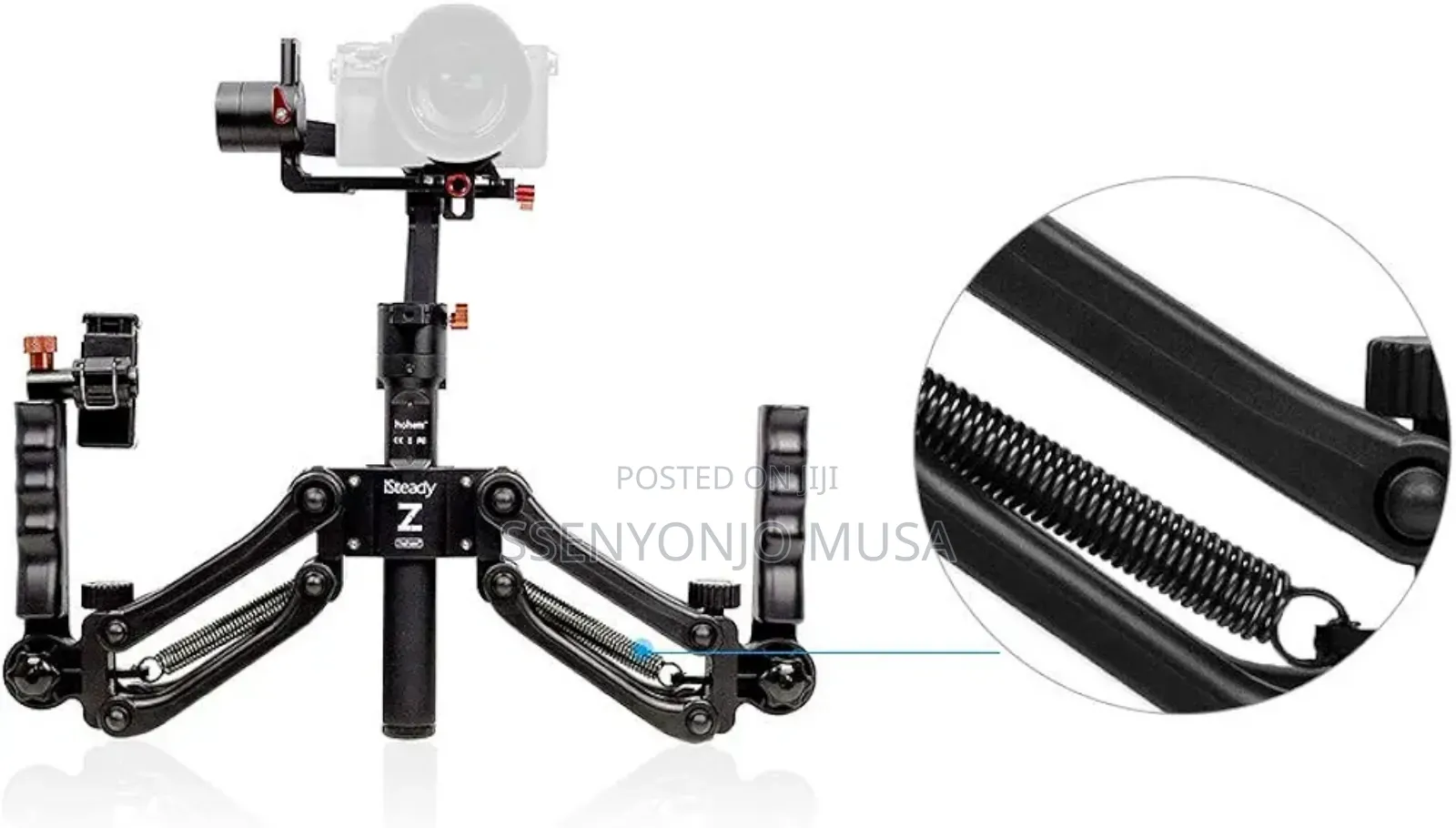Hohem 3-Axis Gimbal Stabilizer With Dual Grip Wireless