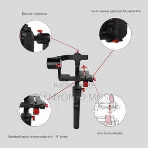 Hohem 3-Axis Gimbal Stabilizer With Dual Grip Wireless