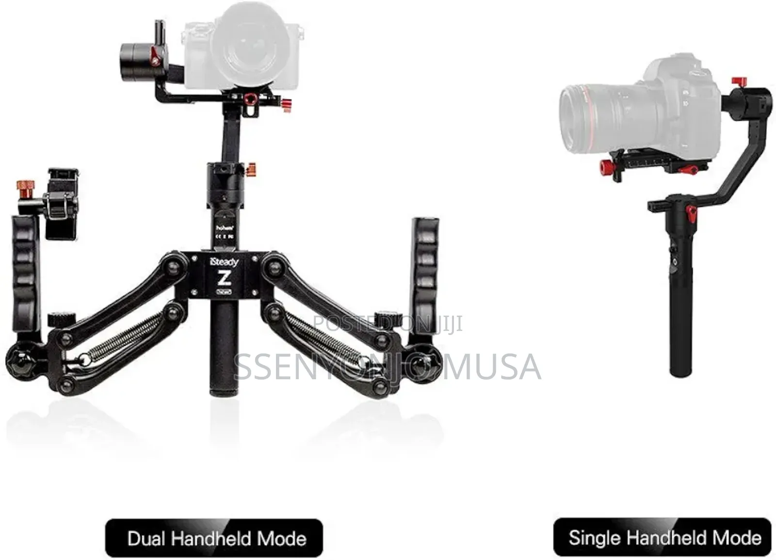 Hohem 3-Axis Gimbal Stabilizer With Dual Grip Wireless