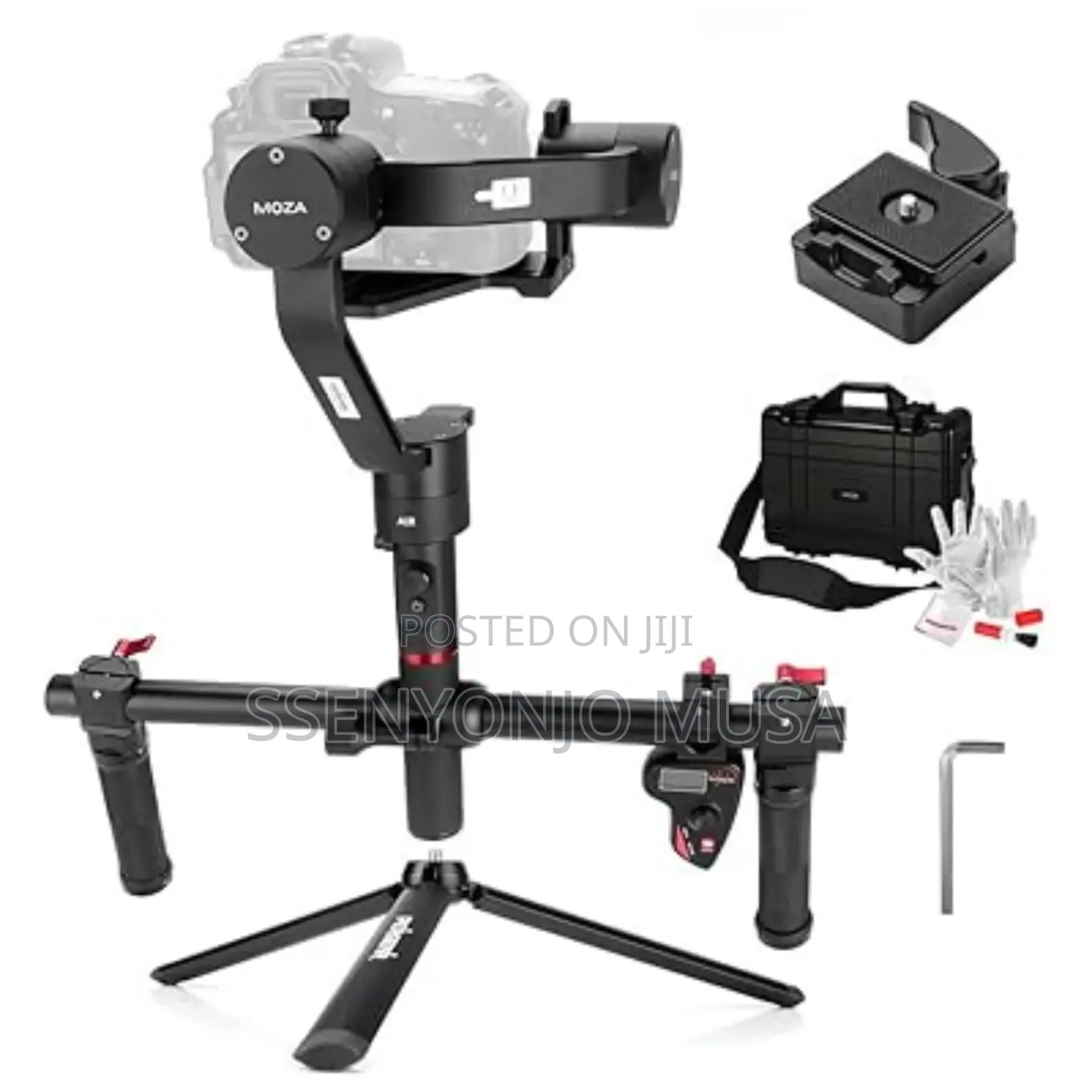 Hohem 3-Axis Gimbal Stabilizer With Dual Grip Wireless