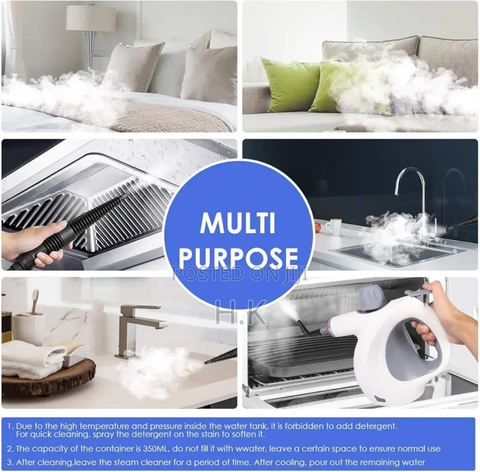 Isiler Handheld Steam Cleaner, Model Jq399,