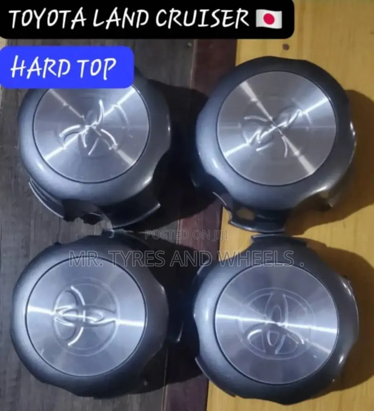 Center Caps for Landcreaser Hard Top.