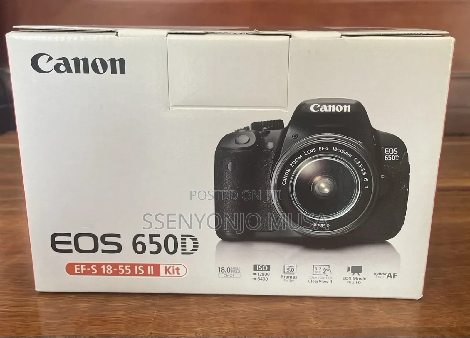 Canon Eos 650d Digital SLR Camera With 18-55mm Lens Kit