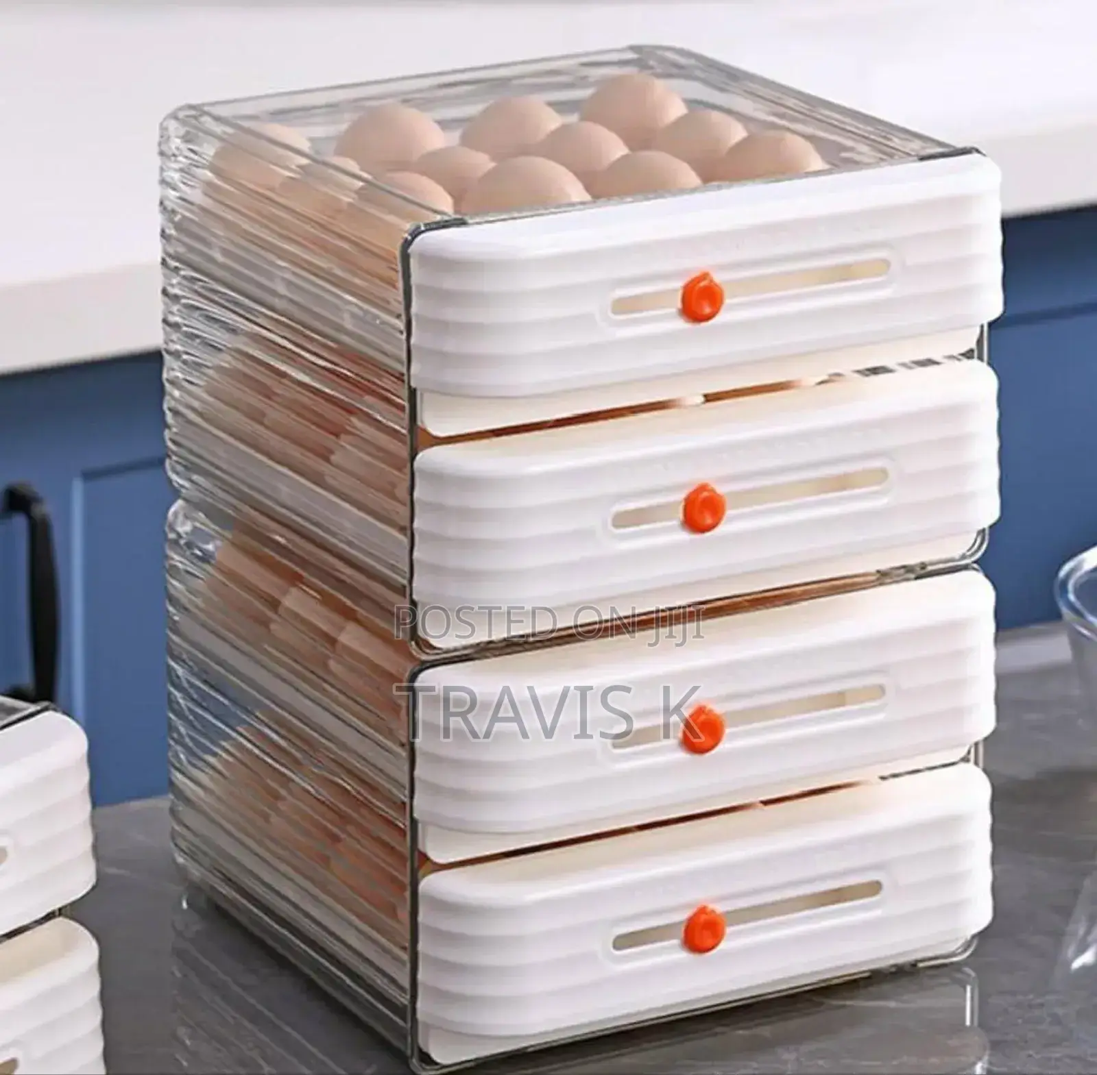 Double Tray Egg Storage Box