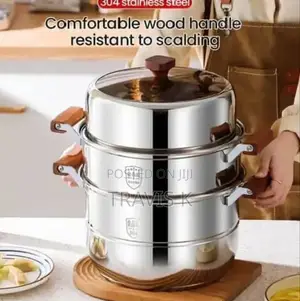 30cm 3 Later Stainless Steel Food Saucepan