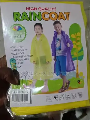 New Fashion Waterproof Impeamable Raincoats for Kids