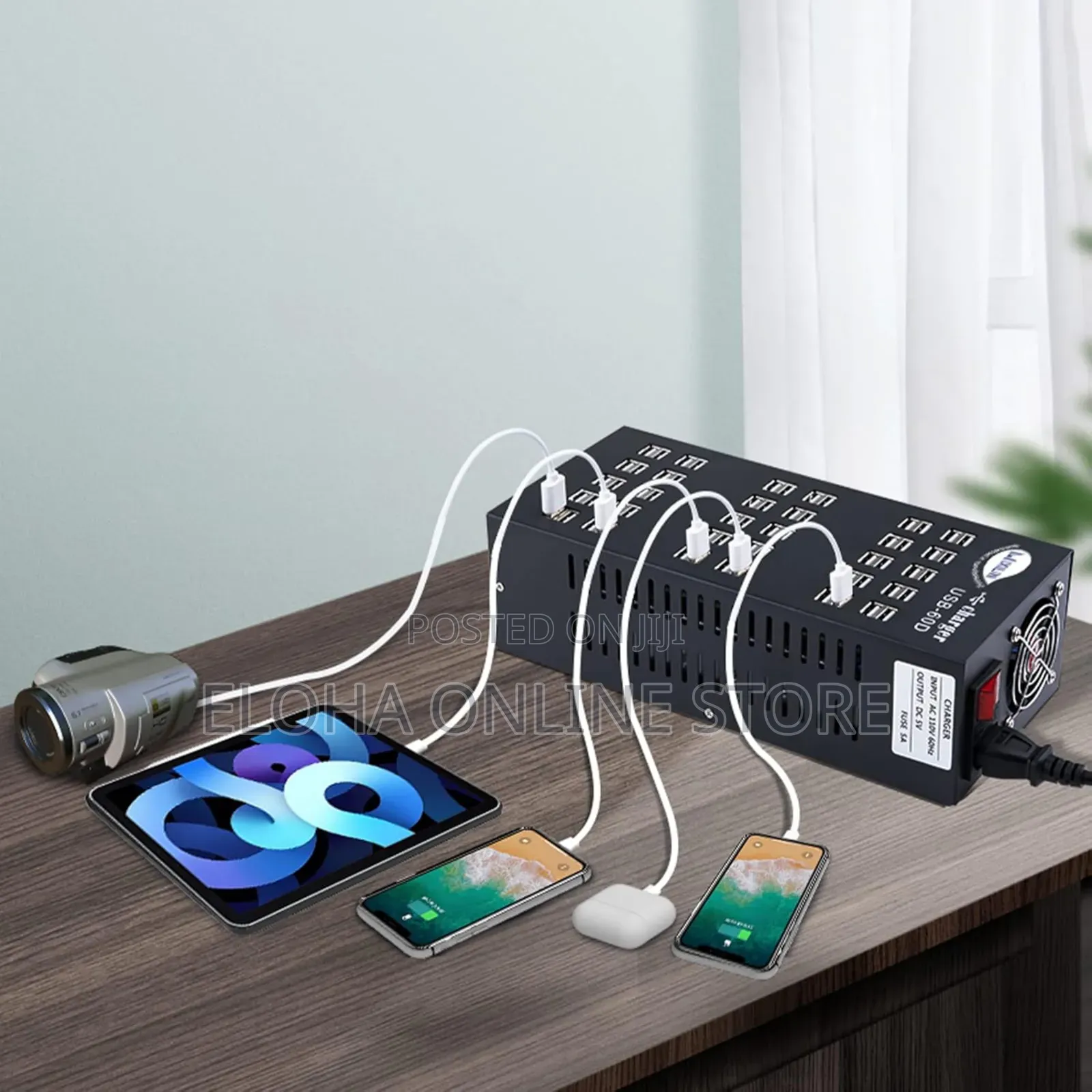 60 Ports Usb Charging Station With Intelligent Protection