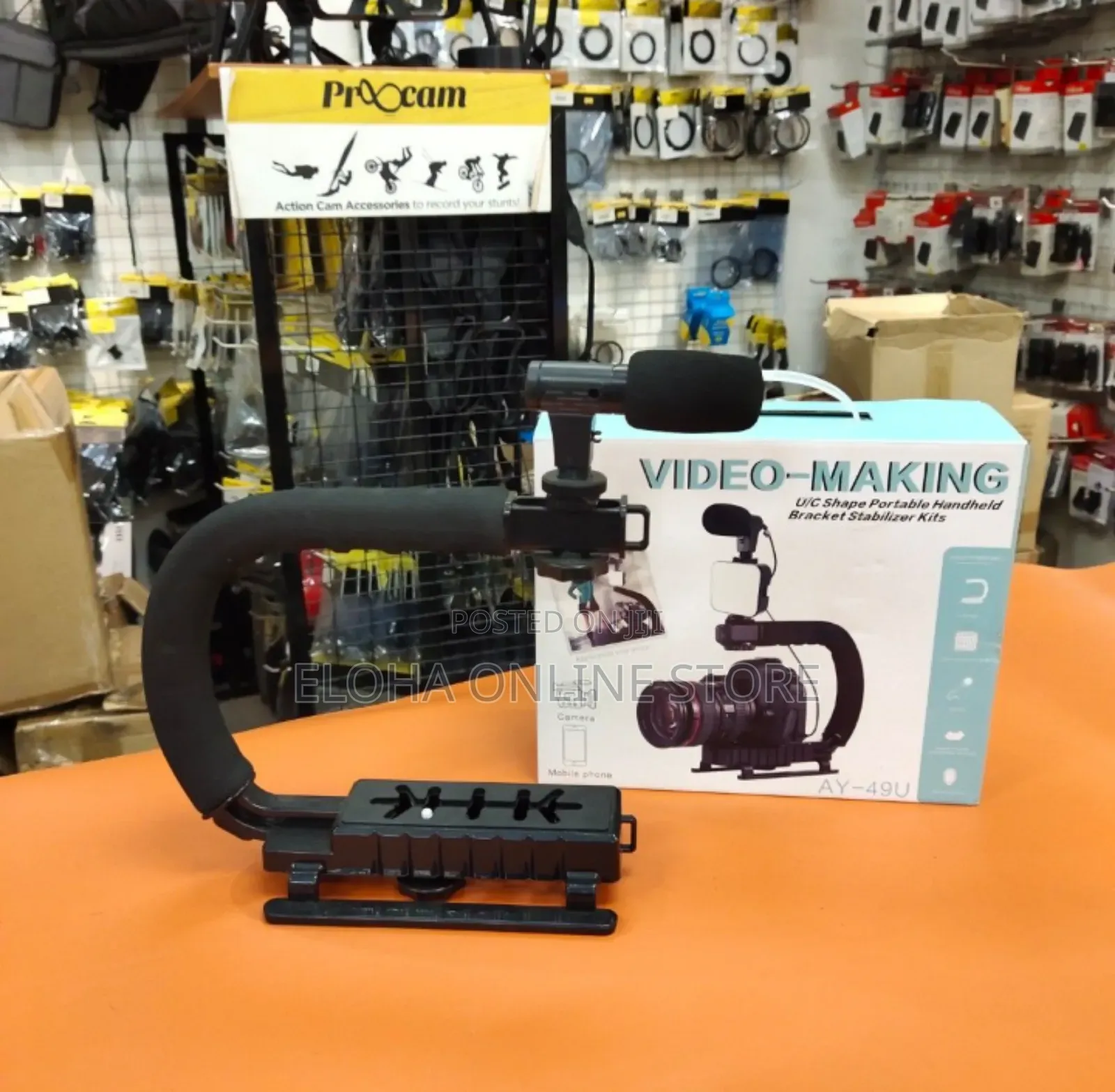 U/C-Shape Portable Handheld Bracket Stabilizer Kit