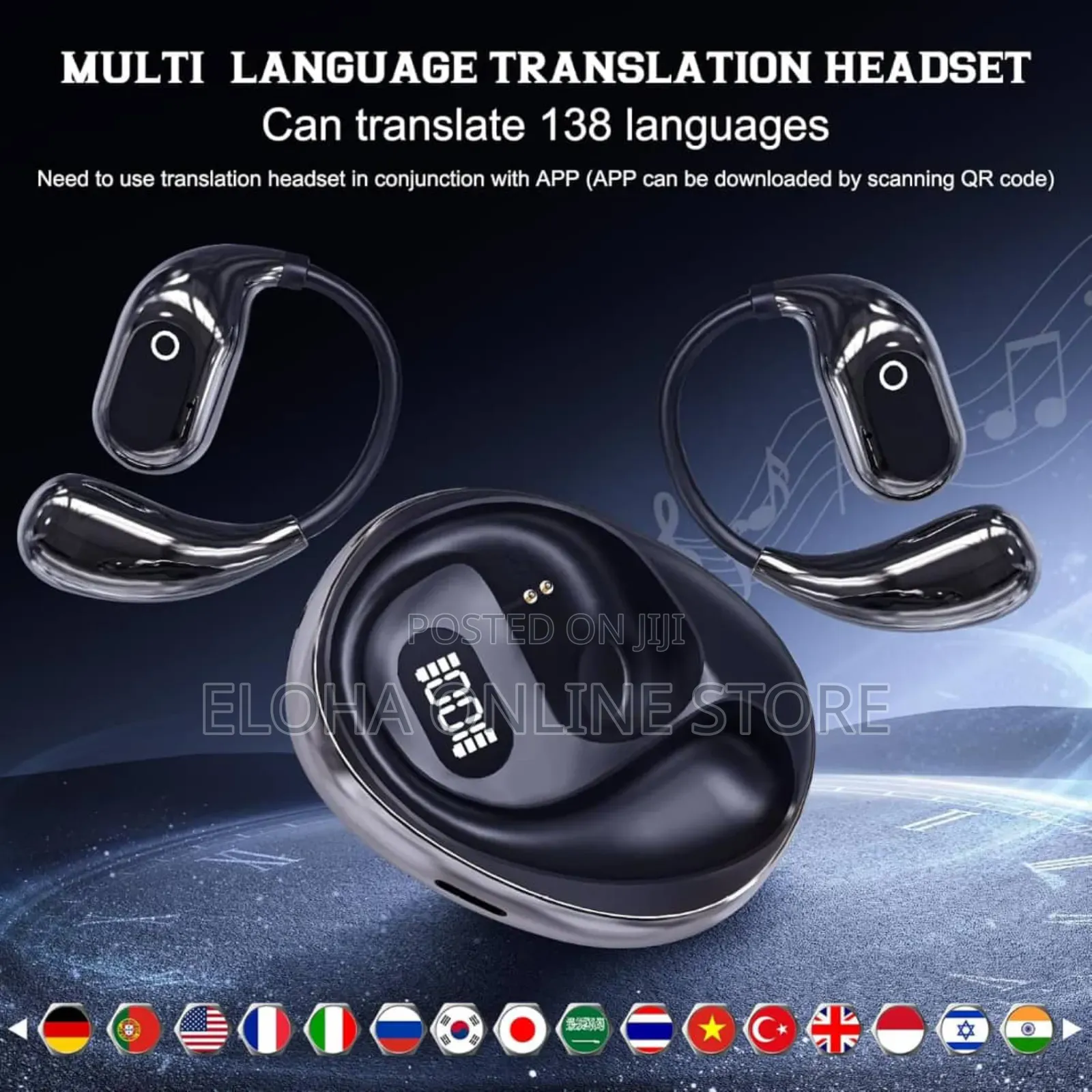 Xg99 True Wireless Smart Ai Translator Earbuds
