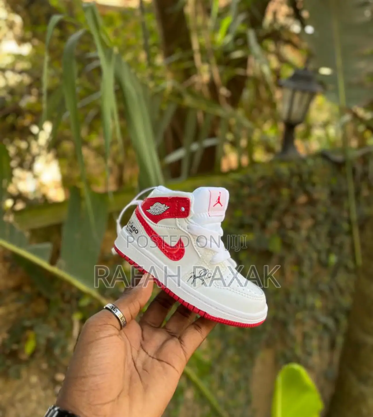Original White/Red Kid’S Nike Air Jordan 1 High Kid’S Shoes