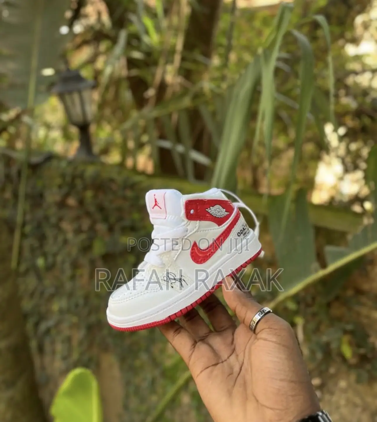 Original White/Red Kid’S Nike Air Jordan 1 High Kid’S Shoes