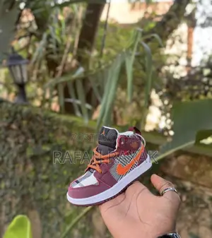 Original Kid’S Air Jordan 1 High Night Maroon Kid’S Sneakers