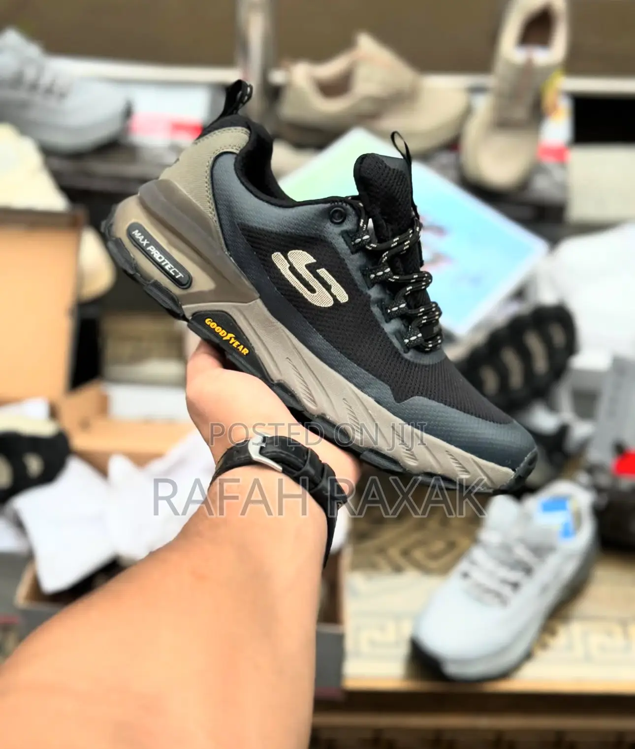 Original Men’S Skechers Max Protect Good Year Hiking Sneaker