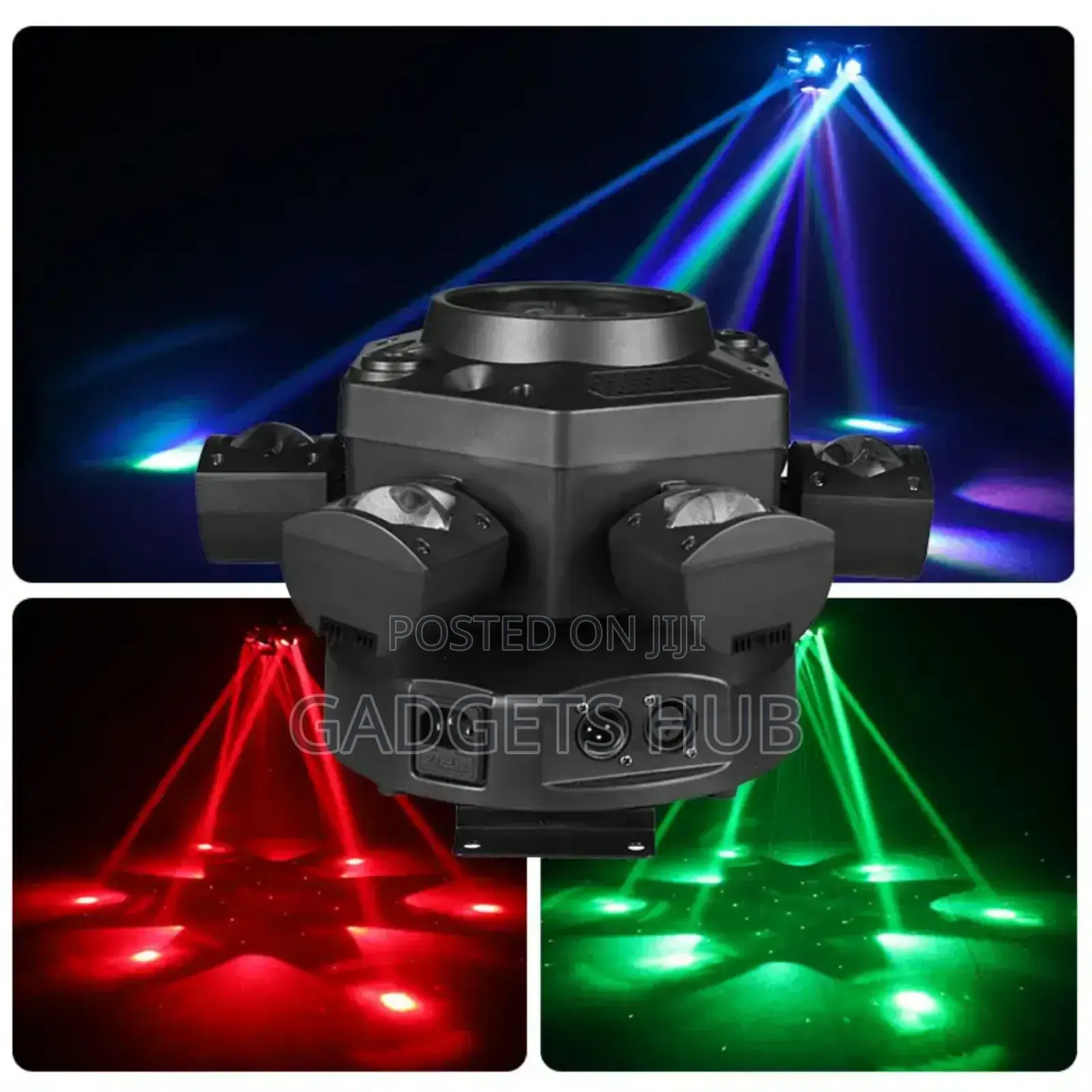 6 Armed Beam Eye Strobe Laser 4 in 1 Disco Stage Light