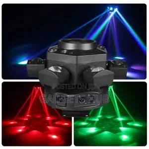 6 Armed Beam Eye Strobe Laser 4 in 1 Disco Stage Light