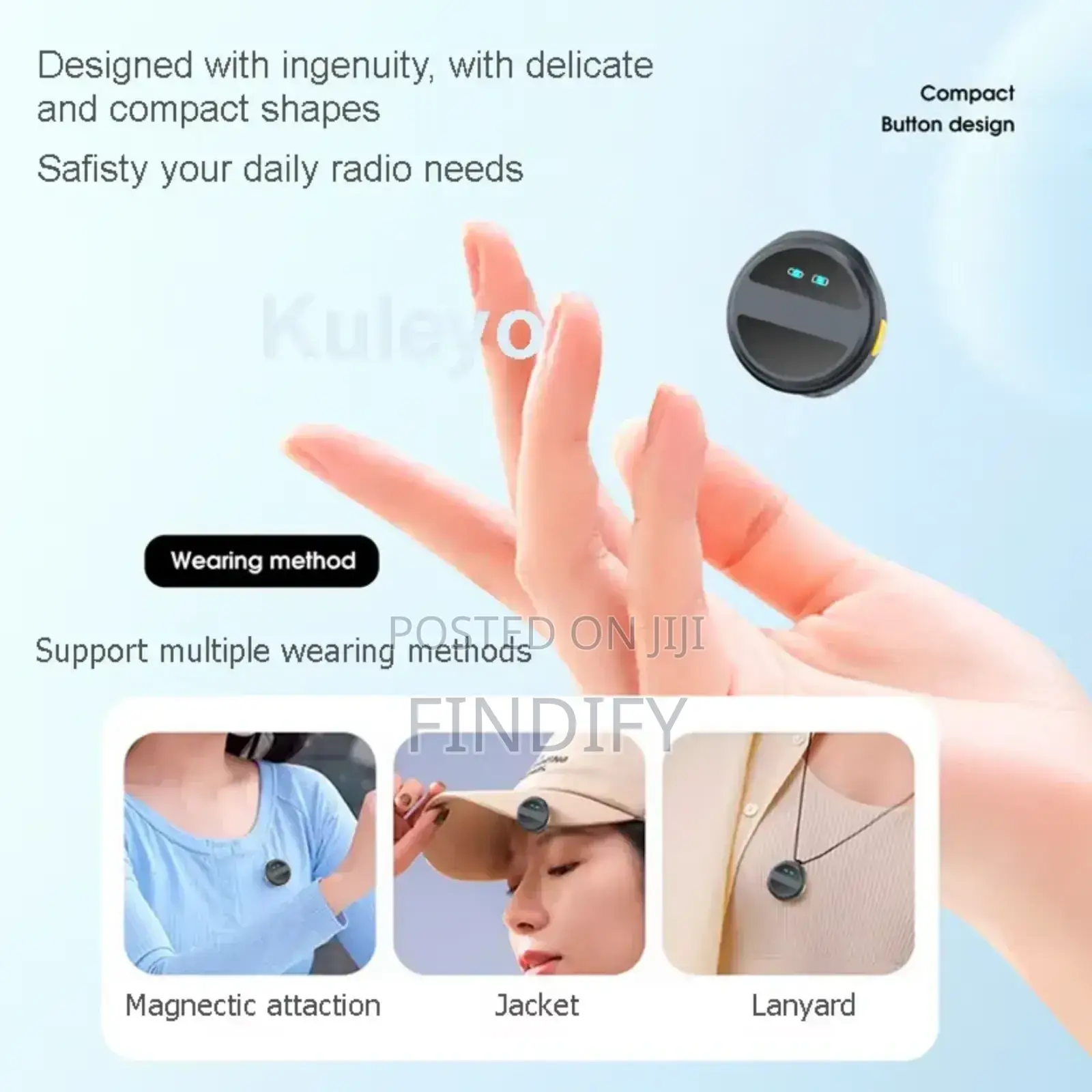 Sx21-Magnetic Lavalier Wireless Microphones Type C or iPhone