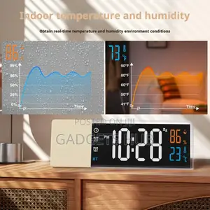 Wireless Alarm Clock Speaker With Led Display