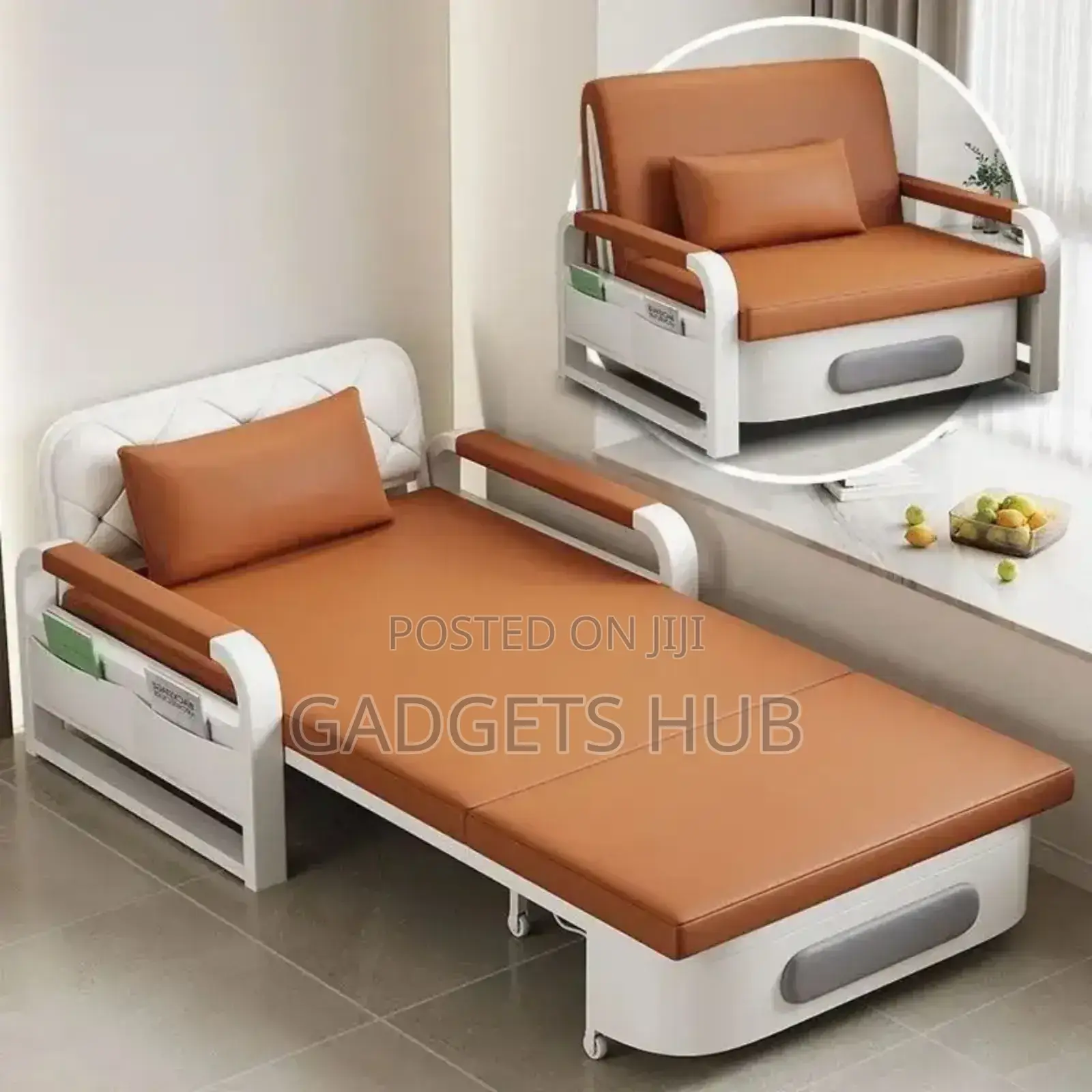 Double Sofa Bed Multifunctional Extendable
Foldable Fabric